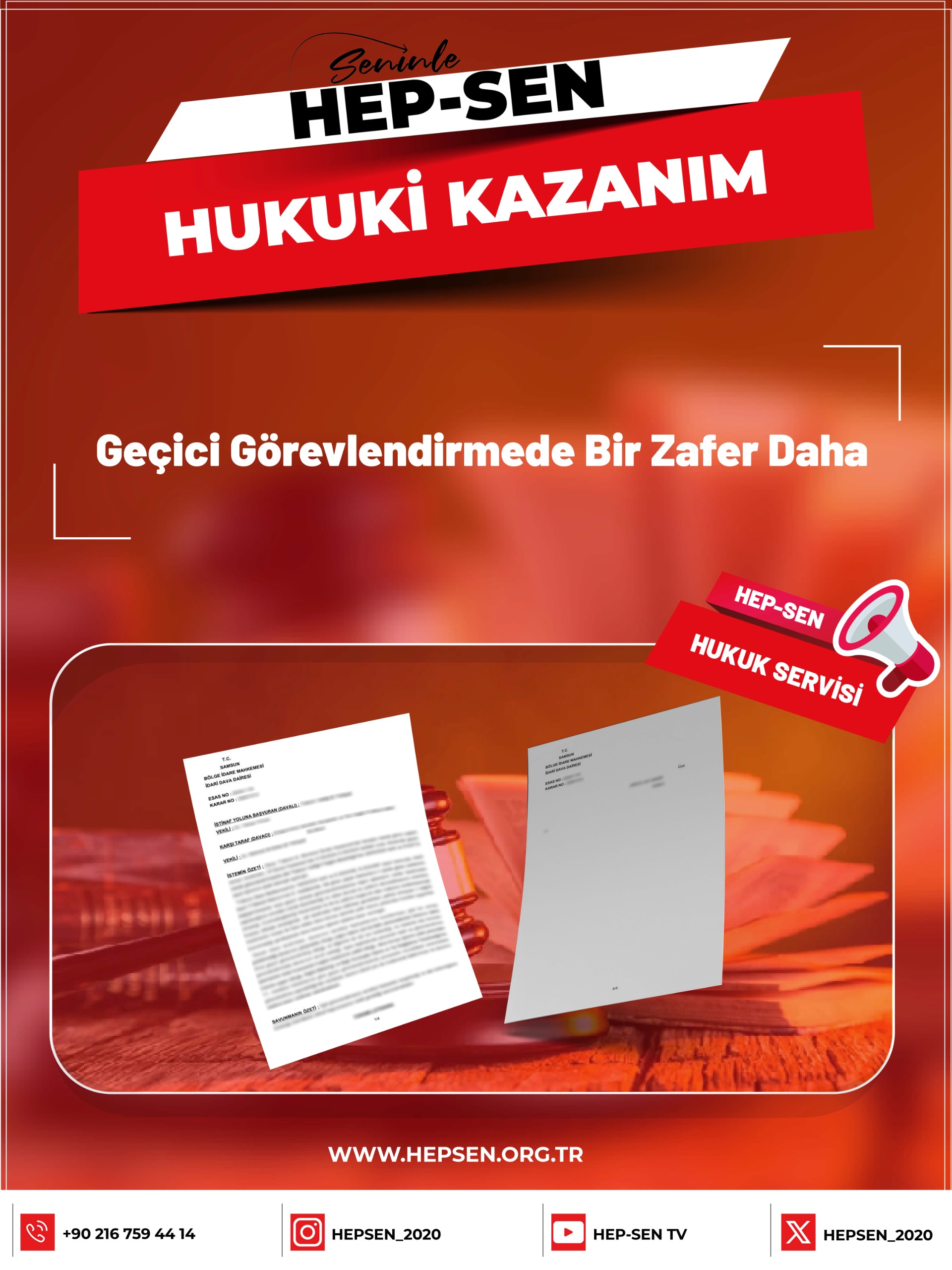 Geçici Görevlendirmede Bir Zafer Daha